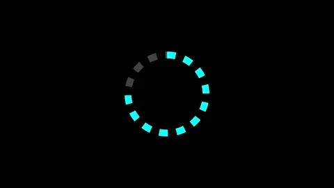 Loading Circle animated video Stock Footage 294922159