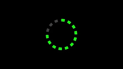 Loading Circle animated video Stock Footage 294922162