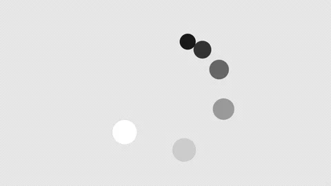 Loading circle animation on black transp... | Stock Video | Pond5