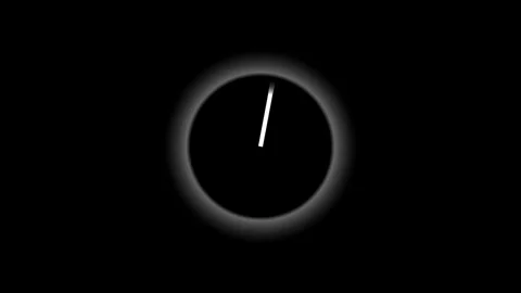 Loading circle animation with glowing effect on black background, abstract .. Stock Footage 336476066