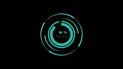Loading Circle Animation, Processing circle 動画素材 257981029