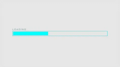 Loading Circle Animation transparent with Alpha Stock Footage 282124013