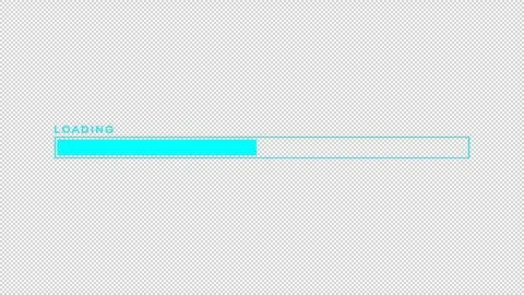 Loading Circle Animation transparent with Alpha Stock Footage 282164172