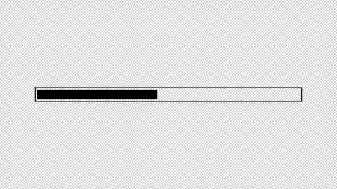 Loading Circle Animation transparent with Alpha Stock Footage 282165414