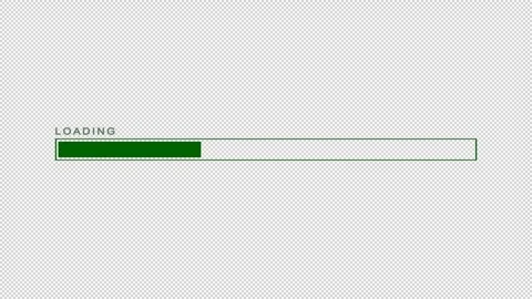 Loading Circle Animation transparent with Alpha Stock Footage 282169395