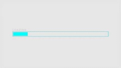 Loading Circle Animation transparent with Alpha Stock Footage 282189410