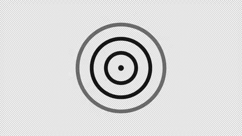 Loading Circle Animation transparent with Alpha Stock Footage 282790256