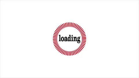 Loading circle animation video and white background. Stock Footage 297834178