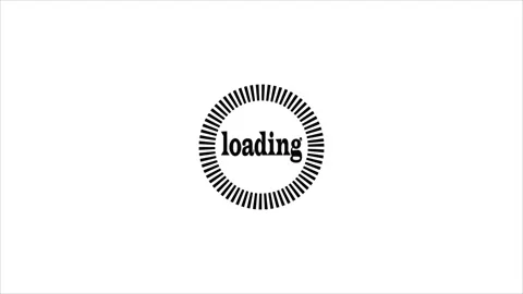 Loading circle animation video and white background. Stock Footage 297834179