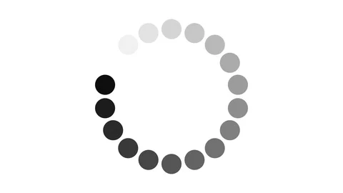 Loading Circle Animation On White Backgr... | Stock Video | Pond5