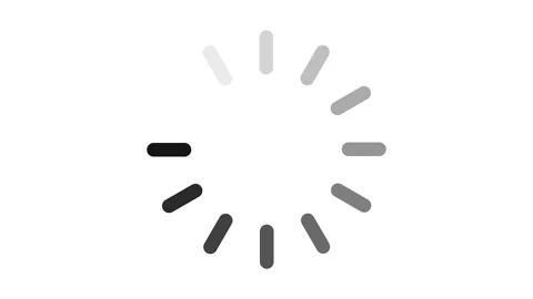 Loading circle animation on white background. 4K Loopable Stock Footage 311423395