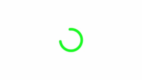 Loading circle arrow update restore icon animated video Stock Footage 307959311