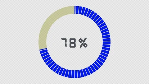 Loading Circle Bar Animation Stock Footage 310184160
