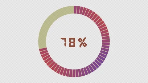 Loading Circle Bar Animation Stock Footage 310184732
