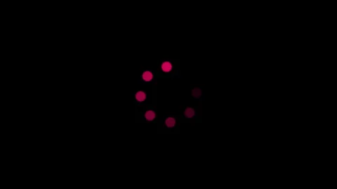 Loading circle on black background. loading screen, waiting loading bar mot.. Stock Footage 310280927