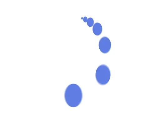Loading circle, blue circle on white background 4K 動画素材 75088829