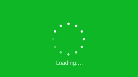 Loading circle, charging upload download loading footage icon animated video Stock Footage 308096516
