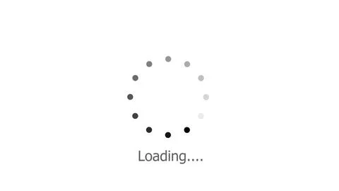 Loading circle, charging upload download loading footage icon Stock Illustration