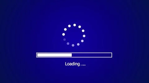 Loading circle, charging upload download loading footage icon 스톡 일러스트