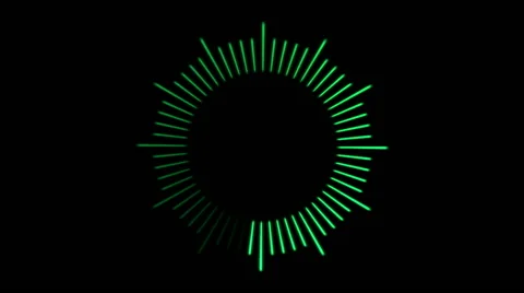 Loading Circle, Clock Illustration - Loop Stock Footage 40705578