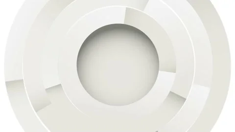 Loading Circle digital technology animation. futuristic structure elements Stock Footage 153945899