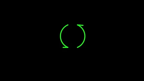 Loading circle direction arrow icon animated video Stock Footage 292522214