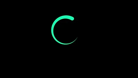 Loading circle direction arrow icon animated video Stock Footage 295032077