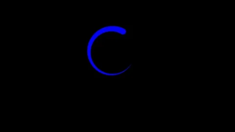 Loading circle direction arrow icon animated video Stock Footage 295032078