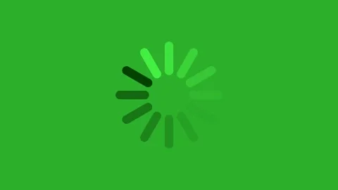 Loading circle, download progress, animation web design template, Stock Footage 336433072