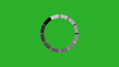Loading circle, download progress, animation web design template, interface buff Stock Footage 336433148