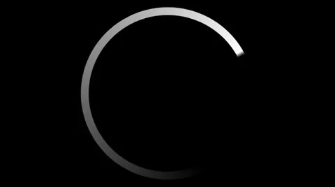 Loading Circle Gradient w/ Alpha (60fps) Stock Footage 26756177