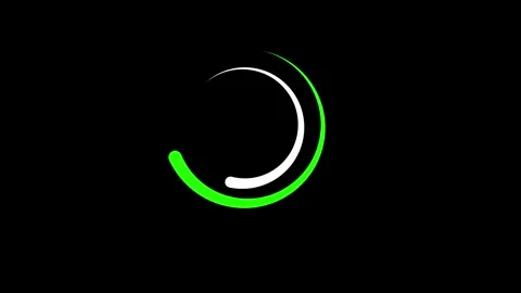 Loading circle icon animated video Stock Footage 294697525
