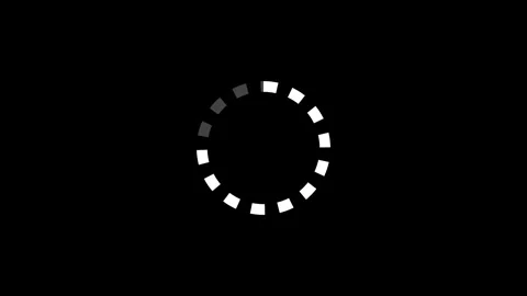 Loading circle icon animated video Stock Footage 294922148