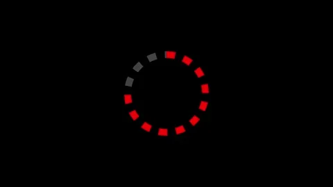 Loading circle icon animated video Stock Footage 294922153