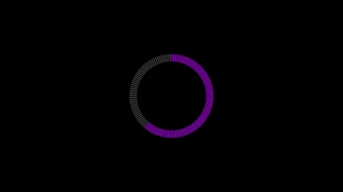 Loading circle icon animated video Stock Footage 294943534