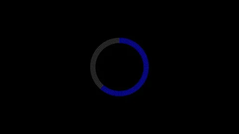 Loading circle icon animated video Stock Footage 295031663
