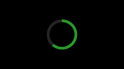 Loading circle icon animated video Stock Footage 295031677