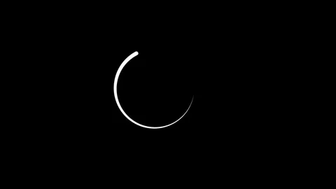 Loading circle icon animated video Stock Footage 295032062