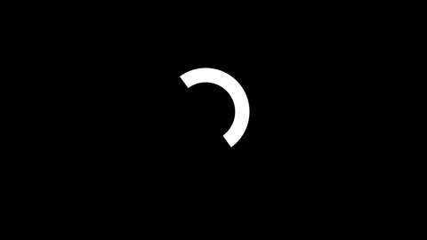 Loading circle icon animated video Stock Footage 307688375