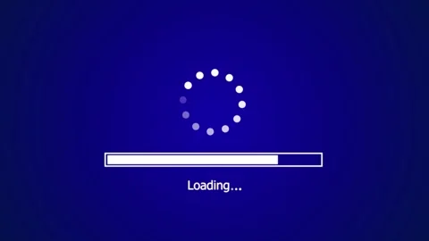Loading circle icon animated video Stock Footage 308096517
