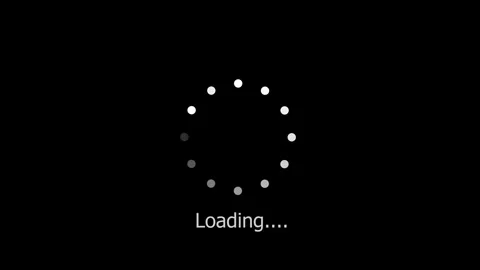 Loading circle icon animated video Stock Footage 308096519