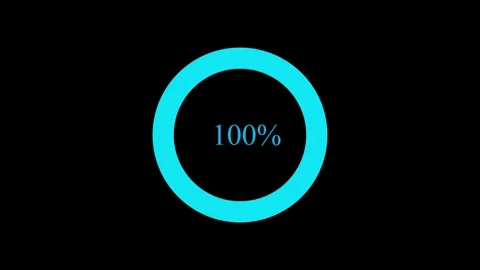 Loading circle icon animated video Stock Footage 308358599