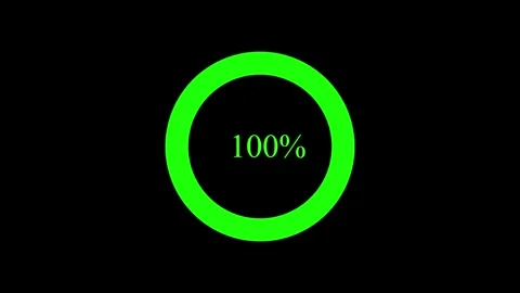 Loading circle icon animated video Stock Footage 308358612