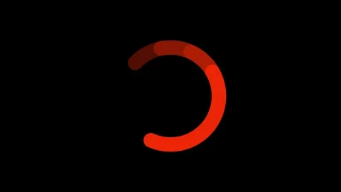 Loading circle icon animated video Stock Footage 308358615