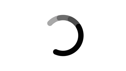 Loading circle icon animated video Stock Footage 308358617