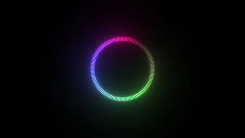Loading circle icon on black background. Buffering Spinner download or upload Stock Footage 152250318