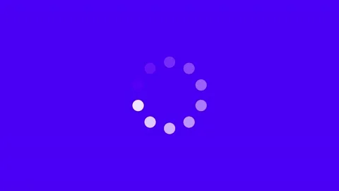 Loading circle icon Searching, Updating, and Buffering Circle icon animation Stock Footage 158728788