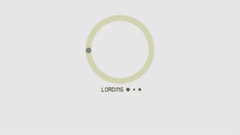 Loading circle icon on transparent background Stock Footage 310222047