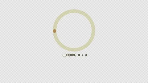 Loading circle icon on transparent background Stock Footage 310222051