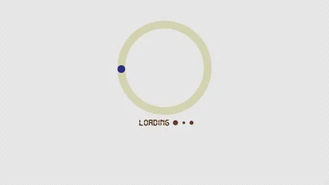 Loading circle icon on transparent background Stock Footage 310222061
